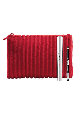 Набор для макияжа Vamp! (тушь для ресниц Vamp! карандаш для глаз MiniMultiplay, косметичка), 9 мл, 8 г, черный Pupa