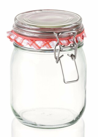 Банка стеклянная с зажимом Della Casa 350 мл Tescoma