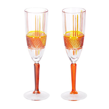 Набор бокалов для шампанского Venezia (2 пр.) 25×6,5 см Zecchin Venezia