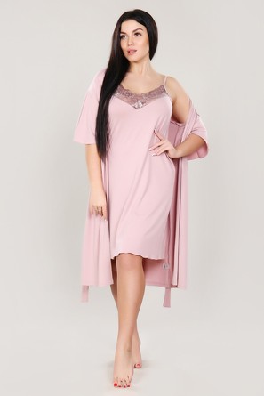 Комплект (халат с поясом, ночная сорочка) Dianida
