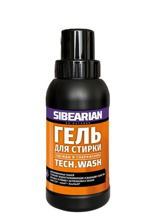 Гель для стирки мембранных и технологичных тканей 250 мл Sibearian