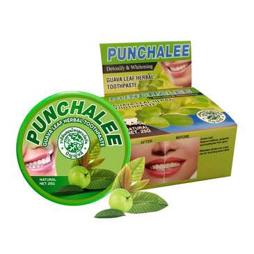 Растительная зубная паста Панчале с экстрактом листьев гуавы, 25 г Punchalee