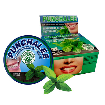 Растительная зубная паста Панчале с мятой, 25 г Punchalee