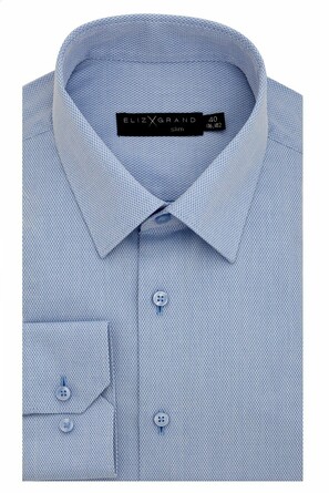 Сорочка приталенная длинный рукав ElizGrand