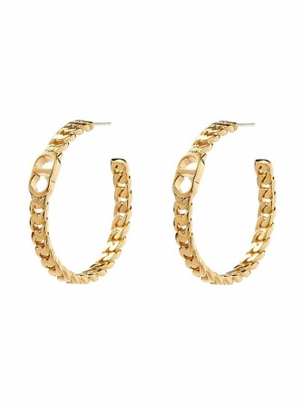 Серьги-кольца под золото Iris Premium Jewelry