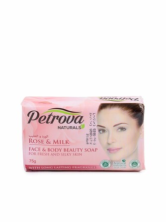 Мыло твердое Rose & Milk - Fresh And Silky Skin, 150 гр Petrova