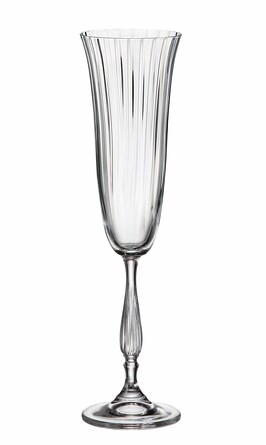 Бокал для шампанского Fregata Optic (6 шт. по 190 мл) Crystal Bohemia