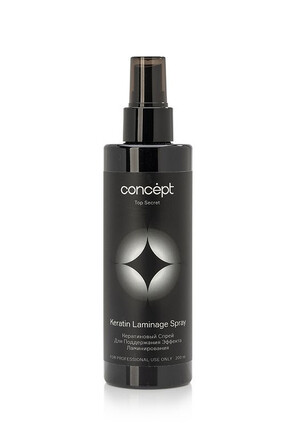 Спрей кератиновый для волос Concept Keratin laminage spray профессиональный, несмываемый, термозащита, 200 мл  Concept