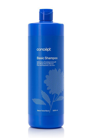 Шампунь универсальный для всех типов волос Salon Total Basic shampoo 1000 мл Concept