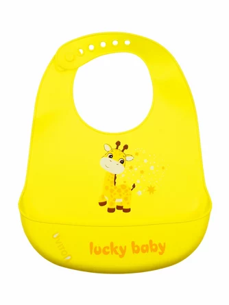 Нагрудник силиконовый Giraffe Uviton