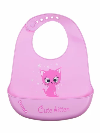 Нагрудник силиконовый Kitty Uviton