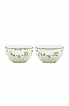 Набор из 2-х пиал Lily&Lotus Tiles Light Green, Ø15 см Pip Studio