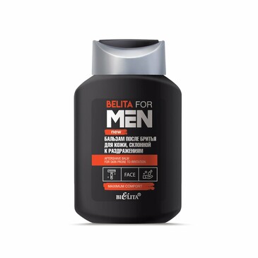 Бальзам после бритья для кожи, склонной к раздражениям for Men, 250 мл Bielita
