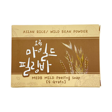 Мыло-пилинг для лица и тела с экстрактом 5 злаков, 100 г Med B