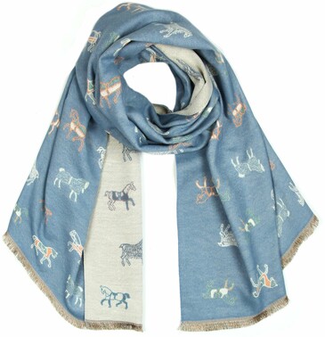 Палантин демисезонный двухсторонний Mellizos