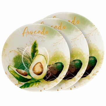 Набор салатников стеклянных (3 пр.) Avocado Appetite