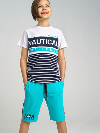 Комплект (футболка, шорты) Nautical Mile Family Look PlayToday