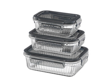 Набор контейнеров (360 мл, 600 мл, 1000 мл) с крышкой Elan Gallery