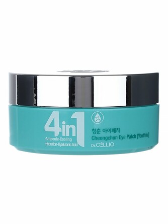 Патчи для кожи вокруг глаз с гиалуроновой кислотой 4в1 90 г Dr.Cellio