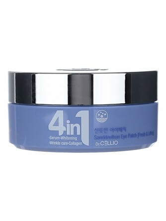 Патчи для кожи вокруг глаз с коллагеном 4 in 1 sandeunhan eye patch (collagen) 90 г Dr.Cellio