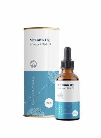 БАД. Витамин липосомальный. D3 и Omega Plant Oil, 50 мл Liposomal Vitamins