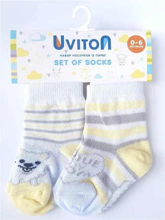 Носки (2 пары) Собачка Puppy Uviton