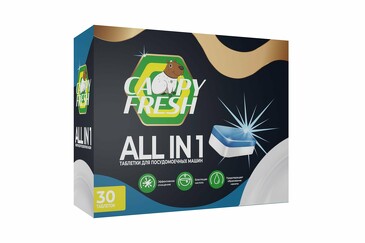 Таблетки для посудомоечной машины (30 шт.) Capyfresh