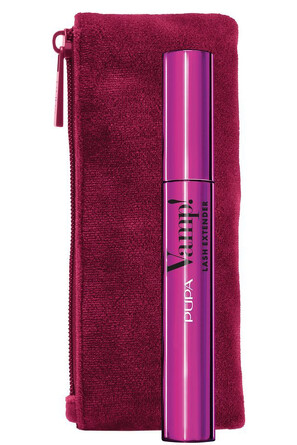 Набор для макияжа Vamp! (тушь для ресниц Vamp! Lash Extender, косметичка), 14 мл, черный Pupa