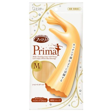 Перчатки Prima бытовые, удлинненые, с антибантериальным эффектом, M (золотистое шампанское) St 