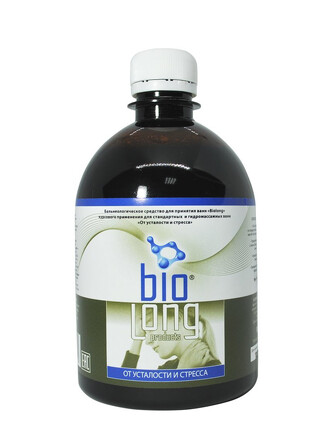 Средство для принятия стандартных и гидромассажных ванн От усталости и стресса бальнеологическое, 500 мл Biolong