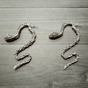 Серьги Змеи 3D Dϵ.lina