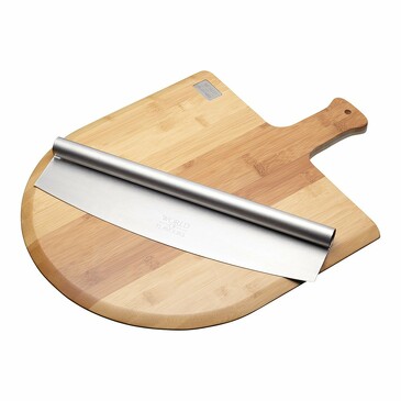Набор для пиццы  Доска : 45,5x35x1,4 см,
Нож: 35x11x2 см Kitchen Craft