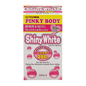БАД Шайни уайт Пинки Боди, 250 мг (180 таблеток) Yuwa