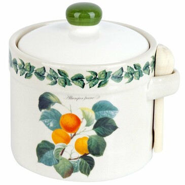 Банка для сыпучих продуктов с ложкойFruit Garden, 450 мл, 11,5х9,5х11,5 Dolomite