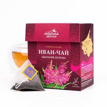Напиток чайный Иван-чай ферментированный Дыхание Белухи (пирамидки) 2,5г×18 Предгорья Белухи Smart Bee