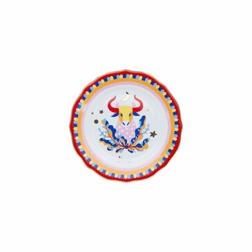 Тарелка пирожковая Zodiac Vibe телец 16 см Baci Milano