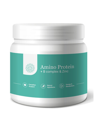 Пищевая добавка. Аминокомплекс: Amino Protein, B Complex и Zinc, 120 гр. Liposomal Vitamins