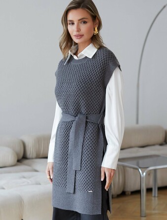 Жилет с кашемиром Vilatte