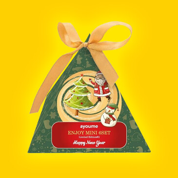 Набор косметики для лица mini Новогодний SET №3 (6 шт. по 3 гр.) Ayoume