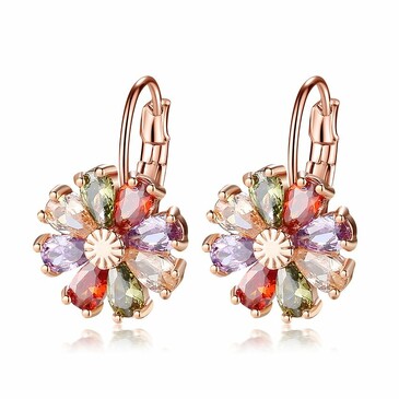 Серьги Цветок Iris Premium Jewelry