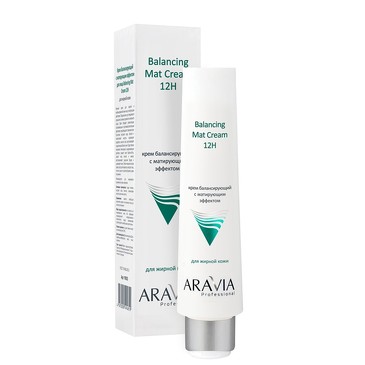 Крем для лица балансирующий с матирующим эффектом, 100 мл, Aravia Professional