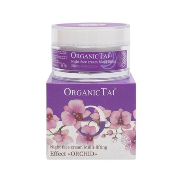 Крем для лица ночной Мульти-лифтинг эффект Орхидея 50 мл Organic Tai