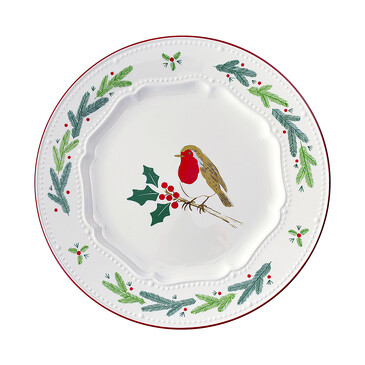 Набор тарелок Nordic winter New Year Essential (4 шт. по Ø23 см) Tkano