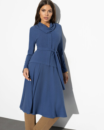 Комплект с поясом Рядом со счастьем (джемпер и юбка) Charuttimoda