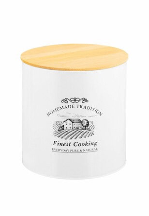 Банка для хранения 3,5 л Finest Cooking с бамбуковой крышкой Elan Gallery