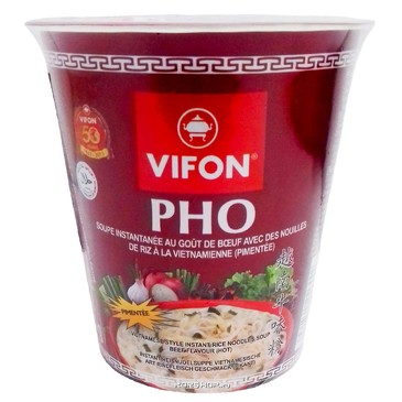 Лапша рисовая б. п. Фо со вкусом говядины (Pho Bo), 60 г, чашка (6 шт.) Vifon