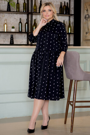 Платье рукав 3/4 Novita