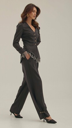 Брюки свободного кроя Nastya Sergeeva by May Be