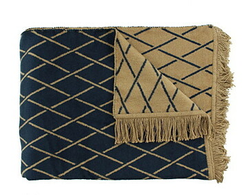 Плед Dias Indigo Gold, 150х200 см Claudi