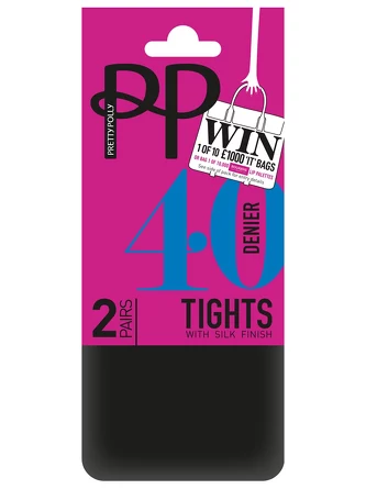 Колготки 40 den (2 пары) Pretty Polly